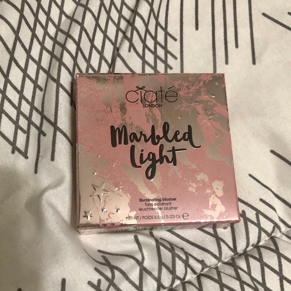 New Ciate Marbled Light blush